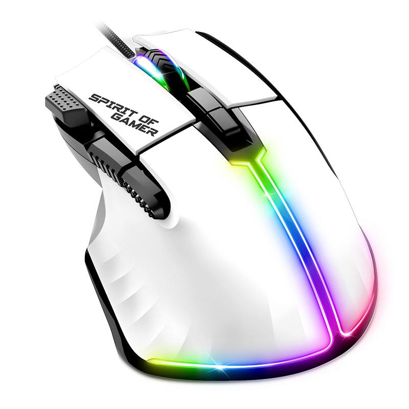 Acheter Souris Gaming Spirit Of Gamer Pro M5 Blanche Filaire 12800dpi Bon état - 17,98 € Souris Gaming Spirit Of Gamer Pro M5 Blanche Filaire 12800dpi Bon état - reconditionné disponible sur Electro Depot